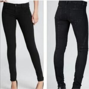 Vince Jeans Womens 30 Black Seam Legging Jean Jegging Skinny Pants
